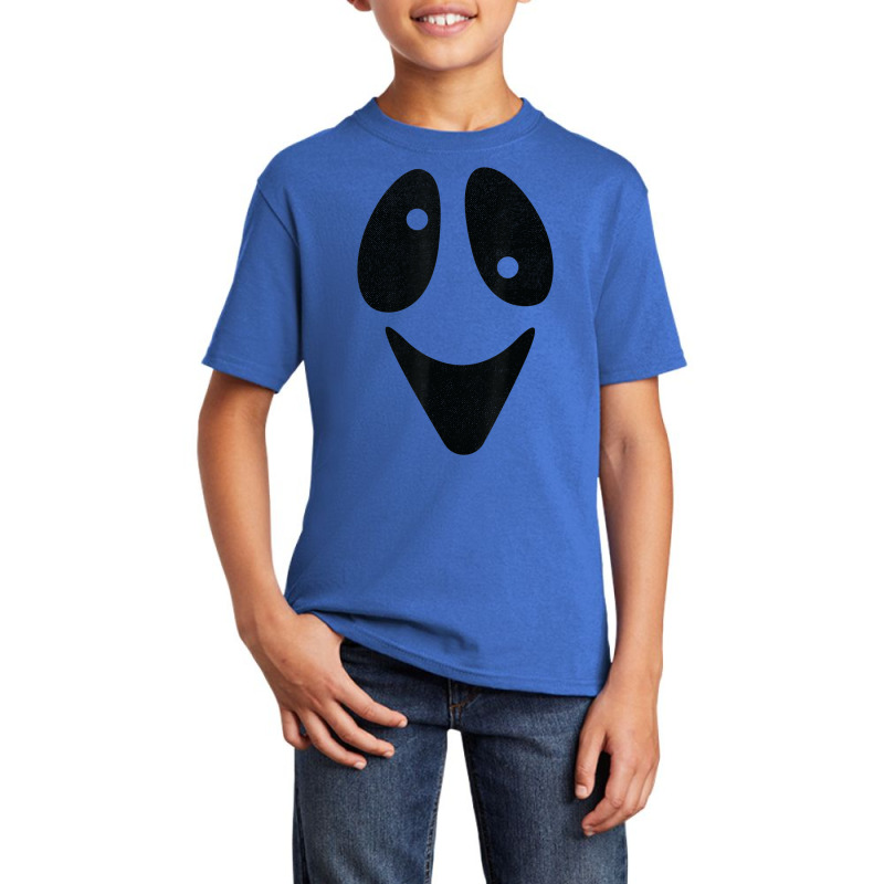 Silly Ghost Costume Funny Lazy Halloween Costume Party Basic Youth T-shirt | Artistshot