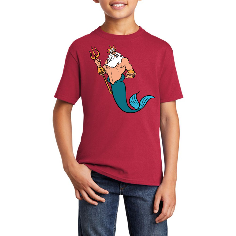 King Triton Basic Youth T-shirt by semfolan | Artistshot