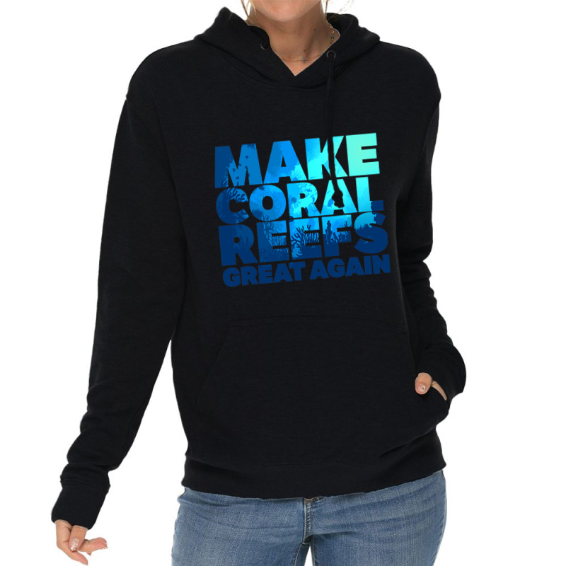 Save Our Oceans Reef Ocean Coral Lightweight Hoodie by TedWidener | Artistshot