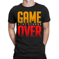 Game Over Vector T Shirt Design T-shirt | Artistshot