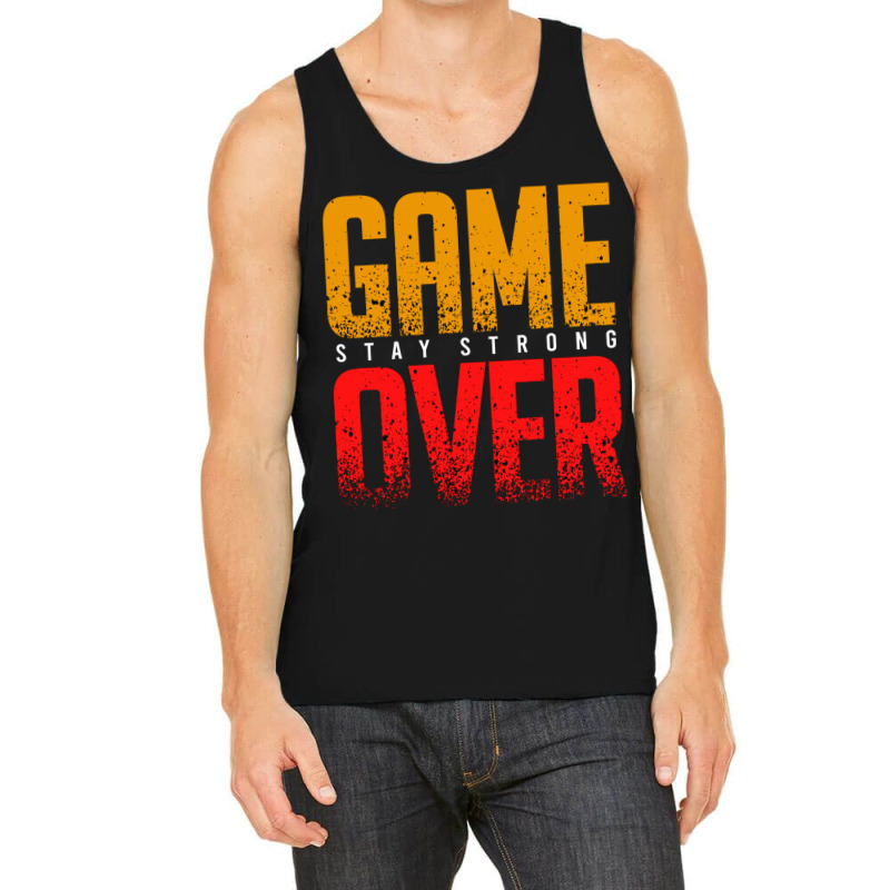 Game Over Vector T Shirt Design Tank Top by Kenneth Rorer | Artistshot