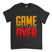 Game Over Vector T Shirt Design Classic T-shirt | Artistshot