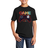 Vector Game Over Typography T Shirt Gamer Vector D Basic Youth T-shirt | Artistshot