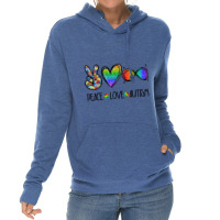 Peace Love Infinity Symbol Cute Autism Awareness G Lightweight Hoodie | Artistshot