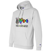 Peace Love Infinity Symbol Cute Autism Awareness G Champion Hoodie | Artistshot