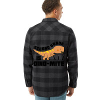 Second Grade Is Dinomite Dinosaur Teacher 1 Flannel Shirt | Artistshot