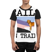 Staffordshire Bull Terrier Tails On Trails Funny D Graphic T-shirt | Artistshot