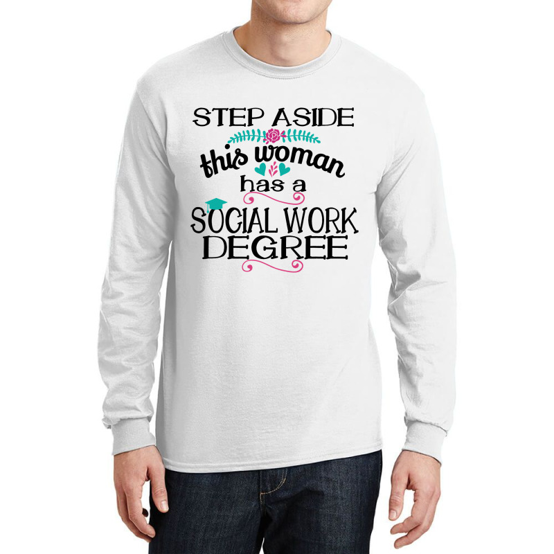 Social Worker Graduation Msw Social Work Masters Long Sleeve Shirts | Artistshot