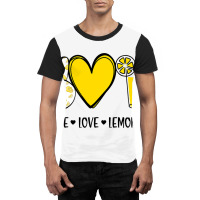 Peace Love Lemonade Funny Lemon Graphic T-shirt | Artistshot