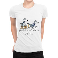 Sleigh Dog Mama I Husky Malamute Woman Gift Ladies Fitted T-shirt | Artistshot