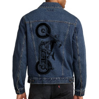 Retro Vintage Motorcyclist Shirt Motorcross Biker  Men Denim Jacket | Artistshot