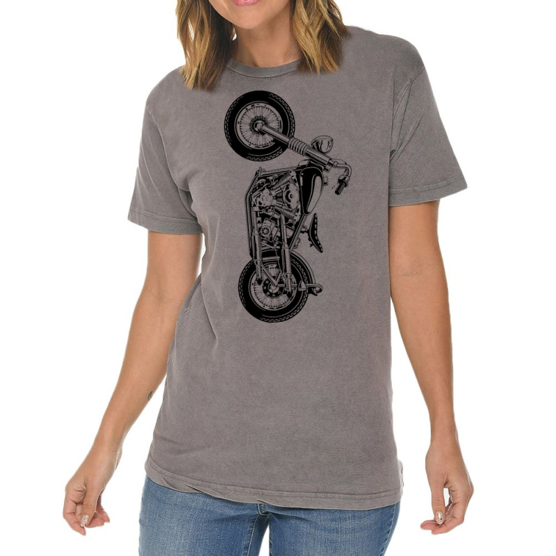 Retro Vintage Motorcyclist Shirt Motorcross Biker  Vintage T-shirt | Artistshot