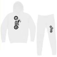 Retro Vintage Motorcyclist Shirt Motorcross Biker  Hoodie & Jogger Set | Artistshot