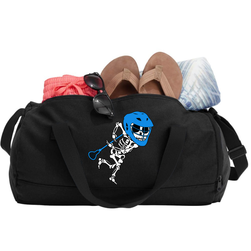 Skeleton Goalie Stick Halloween Funny Lacrosse Eas Duffel Bag | Artistshot