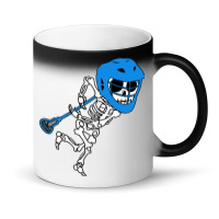 Skeleton Goalie Stick Halloween Funny Lacrosse Eas Magic Mug | Artistshot