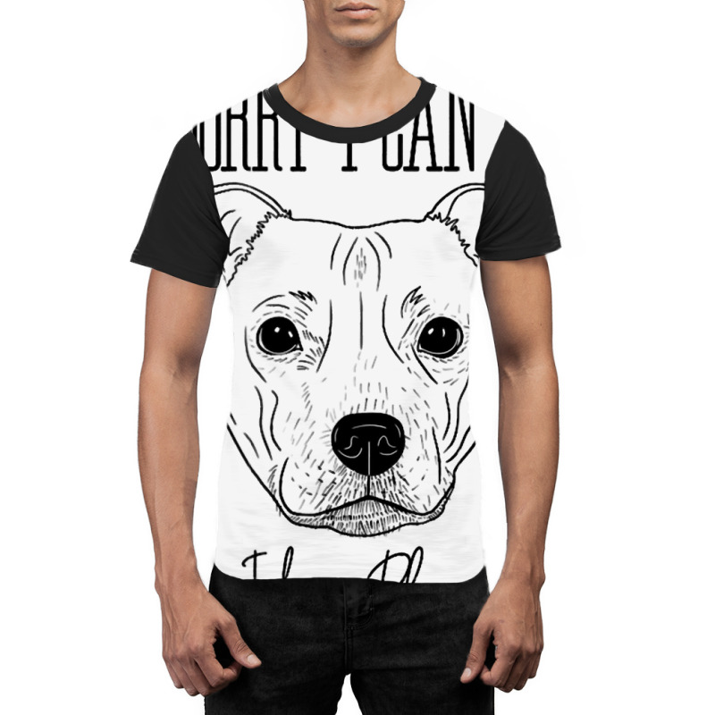 Staffordshire Terrier I Have Plans With My Dog Graphic T-shirt by HafsahHoehn | Artistshot