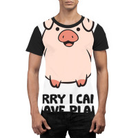 Pig Farmer Sorry I Cant I Have Plans With My Pig Graphic T-shirt | Artistshot