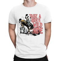 Retro Cowboy Horsing Take A Ride On Wild Western C T-shirt | Artistshot