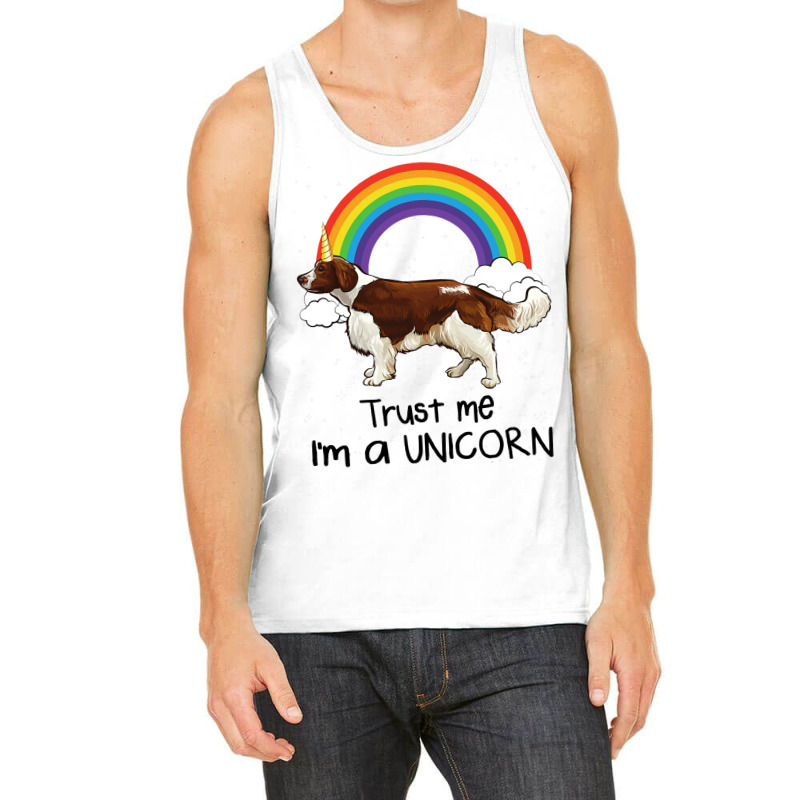 Rainbow Welsh Springer Spaniel Trust Me Im A Unico Tank Top | Artistshot