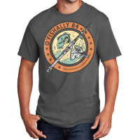 84 Year Old Fishing 84th Birthday Bass Fish Fisherman Dad Basic T-shirt | Artistshot