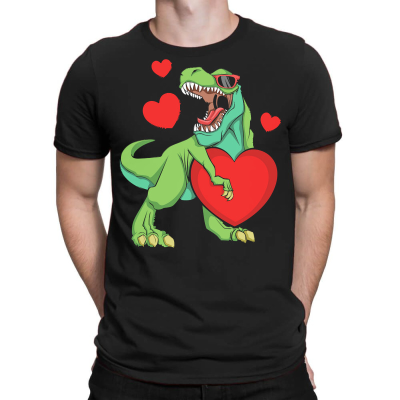 Day T  Shirt Kawaii Dinosaur Raptor Roar Valentines Day T  Shirt T-shirt | Artistshot