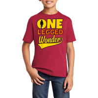 One Legged Wonder Funny Amputee Prosthetic Surgery Graphic T Shirt Basic Youth T-shirt | Artistshot