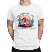 Retro Desert Cactus Got A Heart Like Truck Western T-shirt | Artistshot