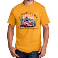 Retro Desert Cactus Got A Heart Like Truck Western Basic T-shirt | Artistshot