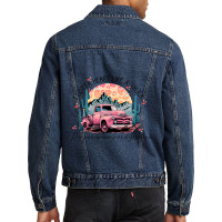 Retro Desert Cactus Got A Heart Like Truck Western Men Denim Jacket | Artistshot