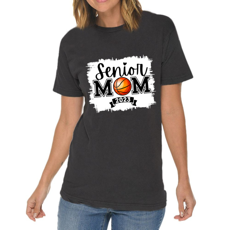 Senior Mom Basketball Class Of Funny Graduation Vintage T-shirt | Artistshot