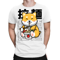 Ramen Dog Kawaii Harajuku Cute Shiba Ramen Noodles T-shirt | Artistshot