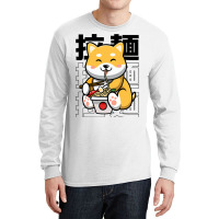 Ramen Dog Kawaii Harajuku Cute Shiba Ramen Noodles Long Sleeve Shirts | Artistshot