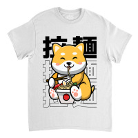 Ramen Dog Kawaii Harajuku Cute Shiba Ramen Noodles Classic T-shirt | Artistshot