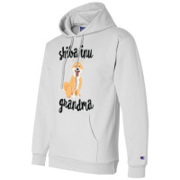 Shiba Inu Grandma Pawma Dog Grandparents Grand Maw Champion Hoodie | Artistshot