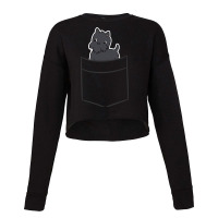 Scottish Terrier Dog In Pocket Cute Scottie Cropped Sweater | Artistshot