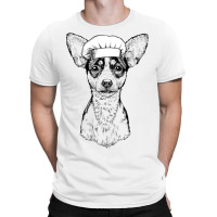 Rat Terrier Dog Cook Chef Funny Cooking T-shirt | Artistshot