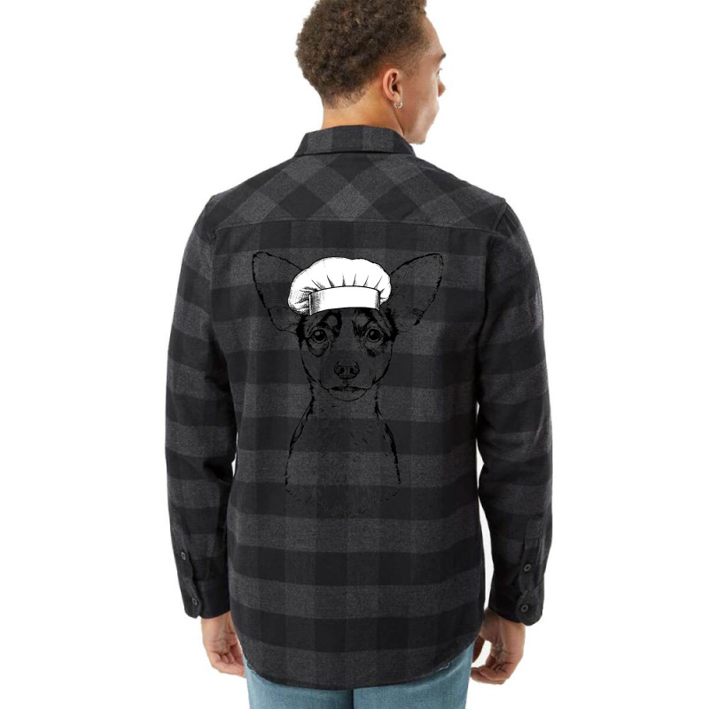 Rat Terrier Dog Cook Chef Funny Cooking Flannel Shirt | Artistshot