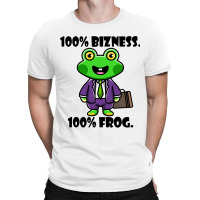 Retro Frog Businessman Funny Saying Bizness Cute F T-shirt | Artistshot