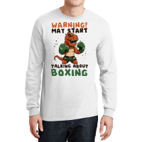 Start Talking Boxer Design Boxing Trex3 Long Sleeve Shirts | Artistshot