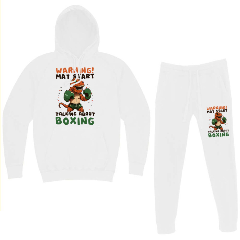 Start Talking Boxer Design Boxing Trex3 Hoodie & Jogger Set | Artistshot