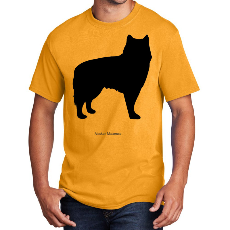 Silhouette Of Dog Breed Alaskan Malamute Basic T-shirt | Artistshot