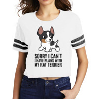 Sorry I Cant I Have Plans With My Rat Terrier Dog Scorecard Crop Tee | Artistshot