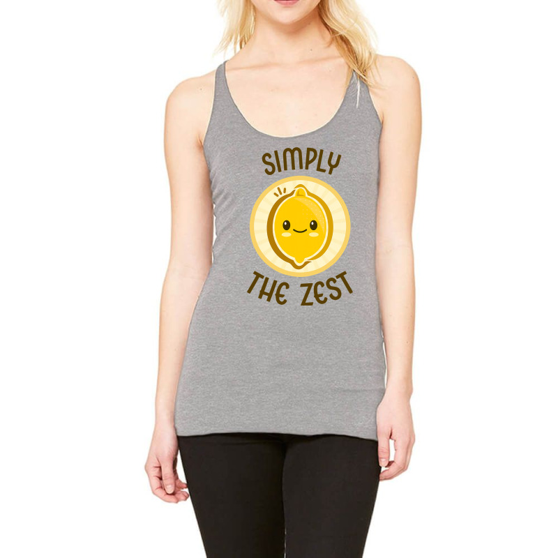 Simply The Zest Cute Adorable Kawaii Lemon Food Pu Racerback Tank by DiamondAnaya | Artistshot