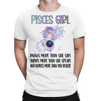 Pisces Zodiac Sign Girl Pisces Horoscope Astrology T-shirt | Artistshot