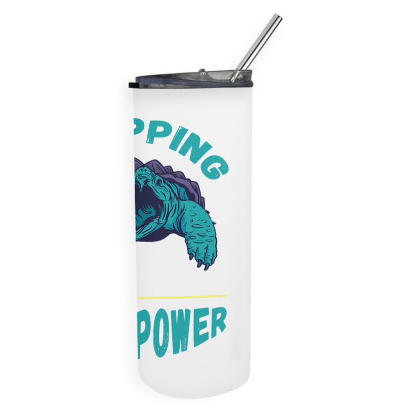 Snapping Turtle My Superpower Reptile Snapping Tur Skinny Tumbler | Artistshot