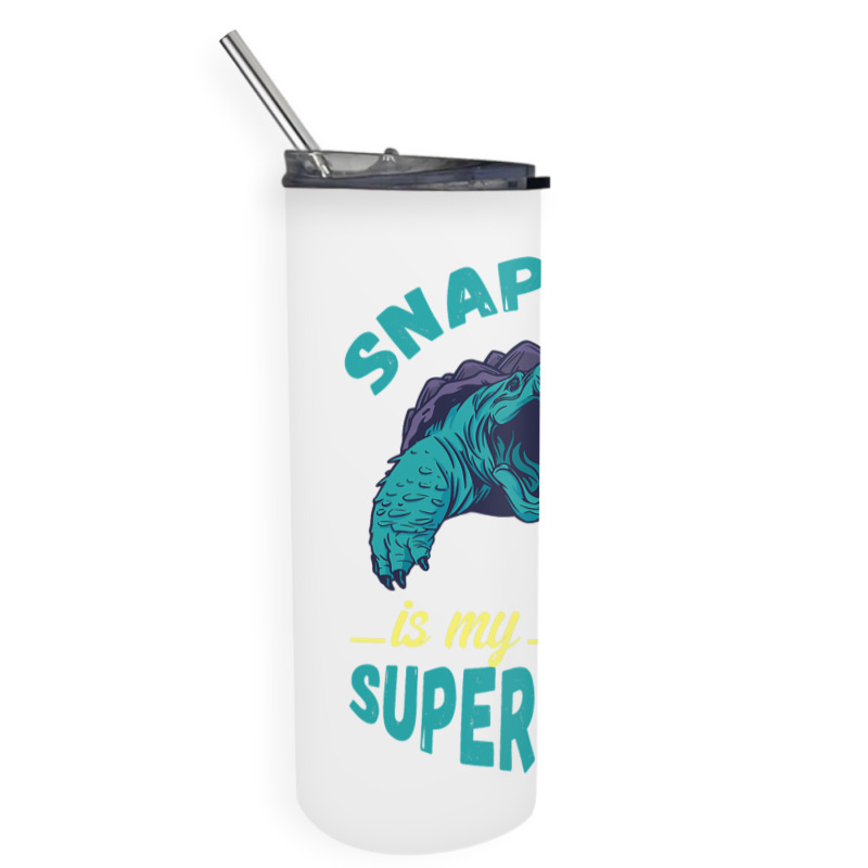 Snapping Turtle My Superpower Reptile Snapping Tur Skinny Tumbler | Artistshot