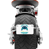 Snapping Turtle My Superpower Reptile Snapping Tur Motorcycle License Plate | Artistshot