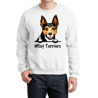 Rat Terrier Gifts Decor Print Dog Crewneck Sweatshirt | Artistshot