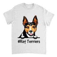 Rat Terrier Gifts Decor Print Dog Classic T-shirt | Artistshot