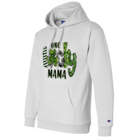 Shamrock Leopard One Lucky Mama St Patricks Day Champion Hoodie | Artistshot